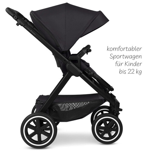 Коляска 3в1 Samba 2 з автокріслом Maxi-Cosi Pebble 360 Pro 2 — колір Вугільний Зображення