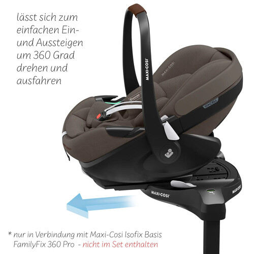 Коляска 3в1 Samba 2 з автокріслом Maxi-Cosi Pebble 360 Pro 2 — колір Вугільний Зображення