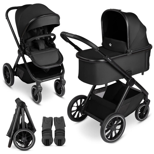 Passeggino 2 in 1 Stroller S Three – Nero 