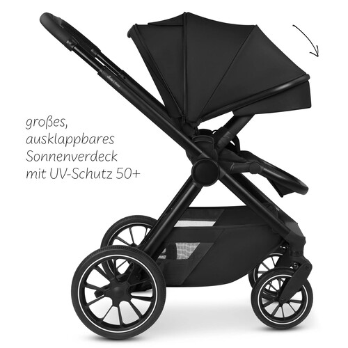 Passeggino 2 in 1 Stroller S Three – Nero 