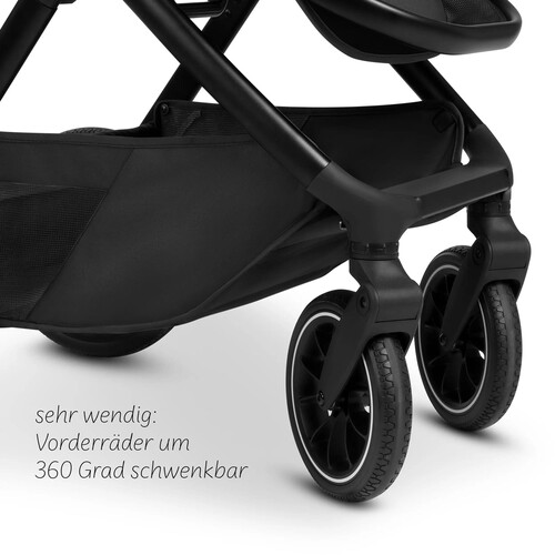 Passeggino 2 in 1 Stroller S Three – Nero 