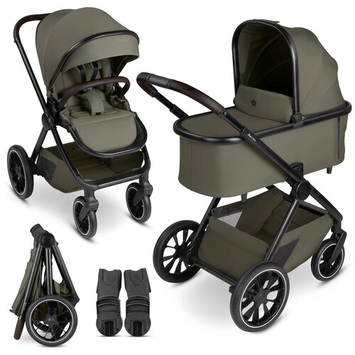 Passeggino 2 in 1 Stroller S Three – Nero 