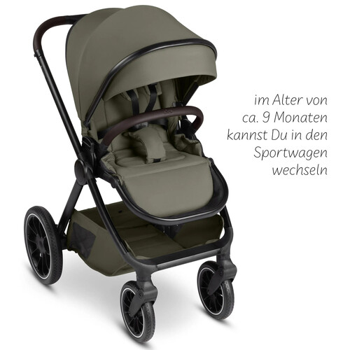 Passeggino 2 in 1 Stroller S Three – Nero 