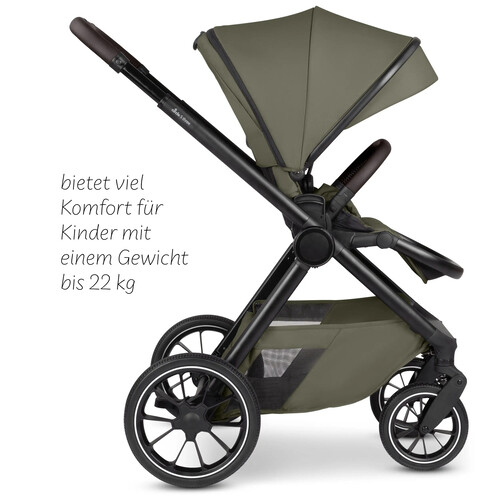 Passeggino 2 in 1 Stroller S Three – Nero 