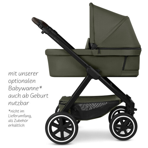 Reiseset Samba 2 mit Babyschalen — Avocado 