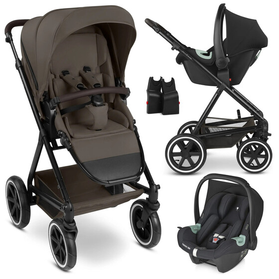 Ensemble de voyage Primo Air avec siège auto pour nouveau-nés — Cream 