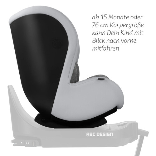 Siège auto pivotant Reboard Lily i-Size (de la naissance à 4 ans) — Noir 