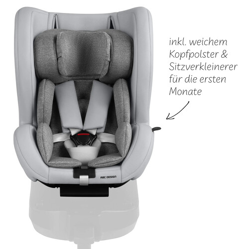 Siège auto pivotant Reboard Lily i-Size (de la naissance à 4 ans) — Noir 