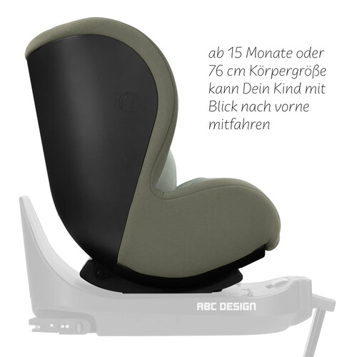 Siège auto pivotant Reboard Lily i-Size (de la naissance à 4 ans) — Noir 