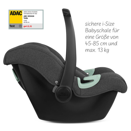 Детское автокресло ABC Design Tulip i-Size Чёрное Изображение