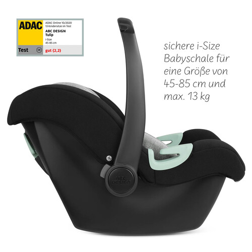 Детское автокресло ABC Design Tulip i-Size Чёрное Изображение