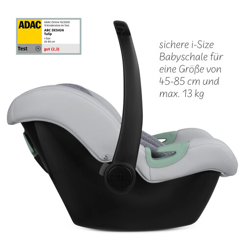 Детское автокресло ABC Design Tulip i-Size Чёрное Изображение