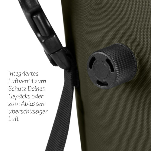 Bolsa de cuadro Sion 20L para cochecitos, remolques de bicicleta y uso diario — Aguacate 