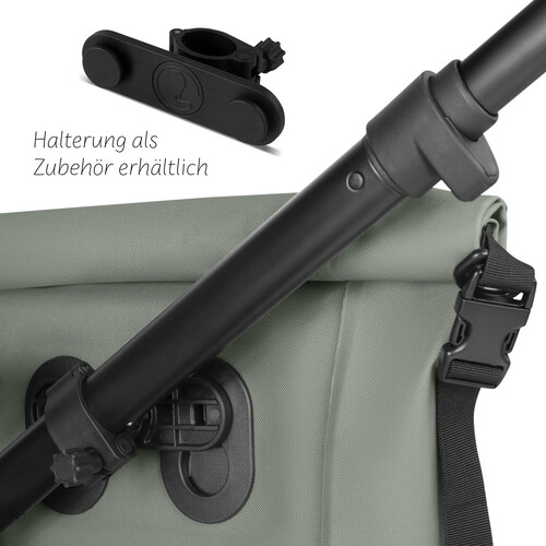 Bolsa de cuadro Sion 20L para cochecitos, remolques de bicicleta y uso diario — Aguacate 