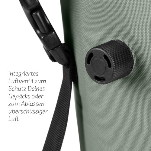 Bolsa de cuadro Sion 20L para cochecitos, remolques de bicicleta y uso diario — Aguacate 