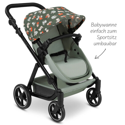 Carrozzina per bambole Migno — colore Berry 