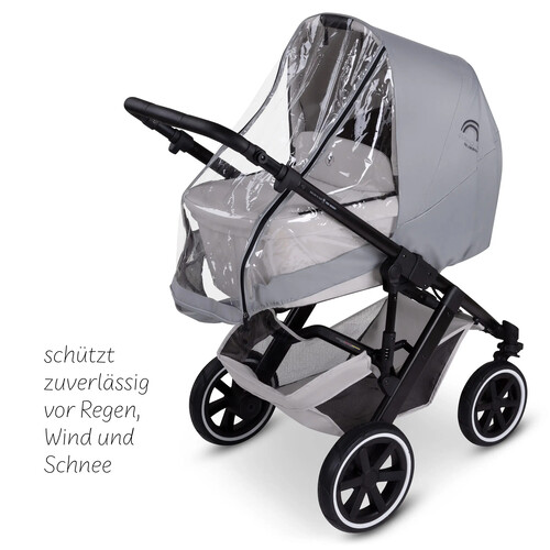 Parapioggia universale 4 Seasons per passeggino 2in1 con zip laterale 