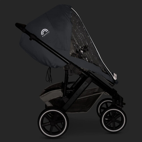 Parapioggia universale 4 Seasons per passeggino 2in1 con zip laterale 
