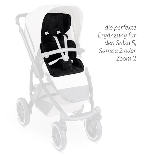 Comfort seat cover for Samba, Salsa, Zoom strollers — Black color 