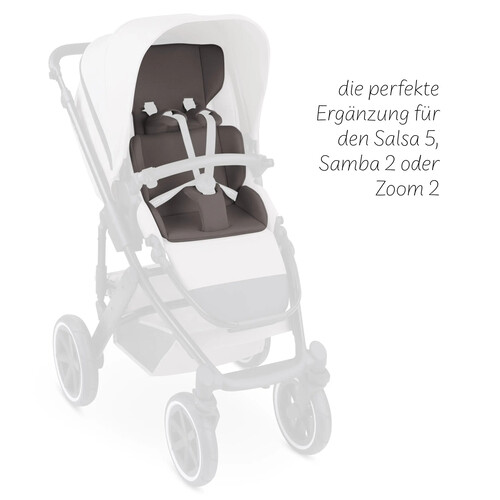 Comfort seat cover for Samba, Salsa, Zoom strollers — Black color 