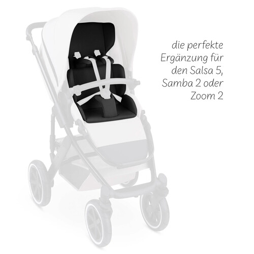 Comfort seat cover for Samba, Salsa, Zoom strollers — Black color 