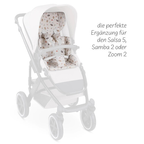 Comfort seat cover for Samba, Salsa, Zoom strollers — Black color 
