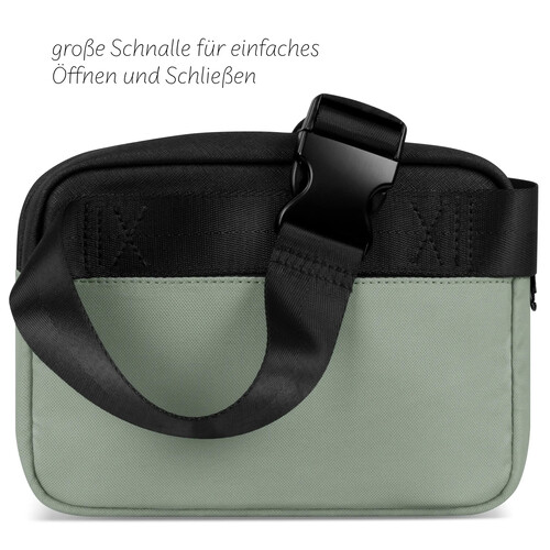 Bolso cruzado / riñonera — Almond 