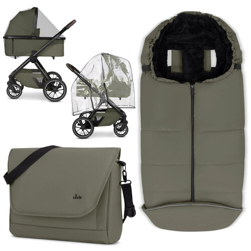 Set accessori passeggino nero 