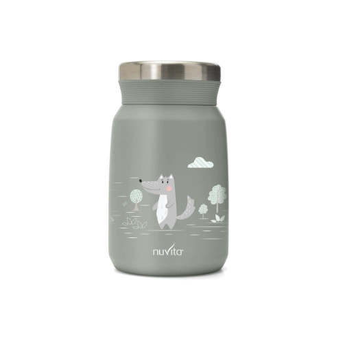 Boîte isotherme pour aliments en acier inoxydable 500 ml — 4471/4472, bleu 