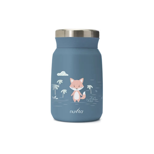 Boîte isotherme pour aliments en acier inoxydable 500 ml — 4471/4472, bleu 