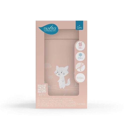 Boîte isotherme pour aliments en acier inoxydable 500 ml — 4471/4472, bleu 