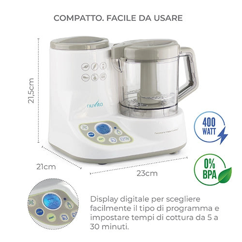 Cuocipappa e scaldabiberon Pappasana Vapor Combo 2 1966 