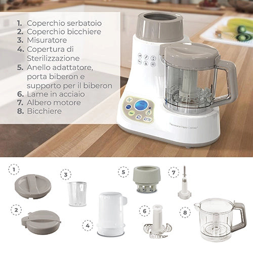 Cuocipappa e scaldabiberon Pappasana Vapor Combo 2 1966 