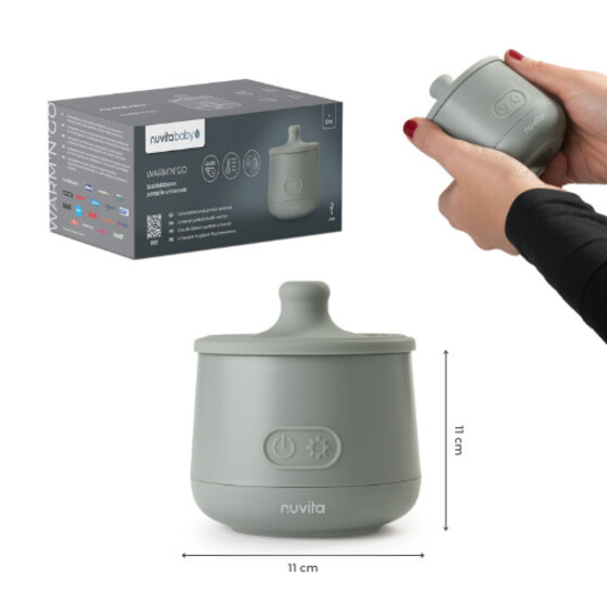 Scaldabiberon portatile Nuvita Warm’n’Go — con mantenimento della temperatura  (hover)