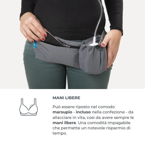 Електричний носимий молоковідсмоктувач Nuvita Materno Smart Wear Зображення