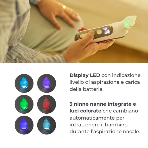 Aspiratore nasale elettrico con batteria ricaricabile — 2150 