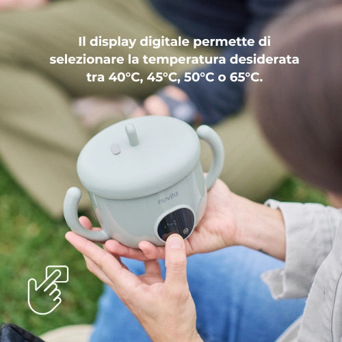 Scaldapappa portatile Nuvita Pappa’n’Go — con mantenimento della temperatura 