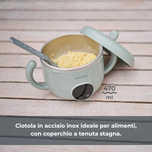 Scaldapappa portatile Nuvita Pappa’n’Go — con mantenimento della temperatura 
