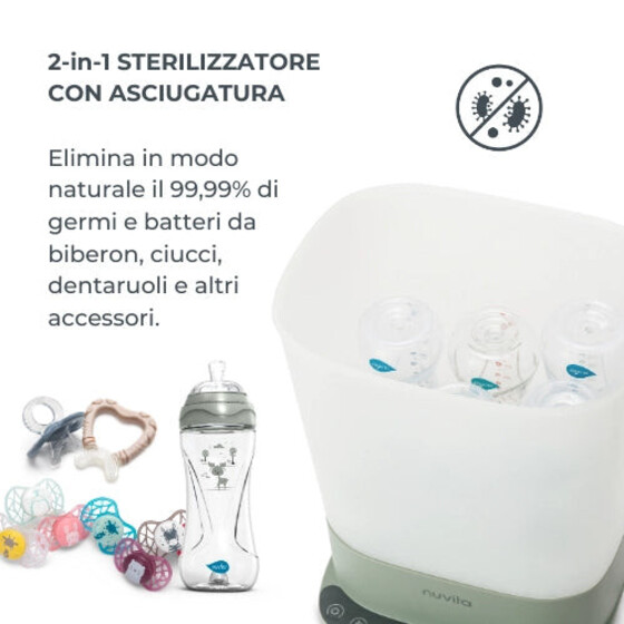 Nuvita SteriDry Sterilisator und Trockner für Babyflaschen  (hover)
