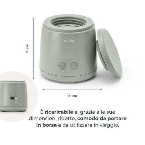 Scaldabiberon portatile Nuvita Mix70 — con funzione di miscelazione 