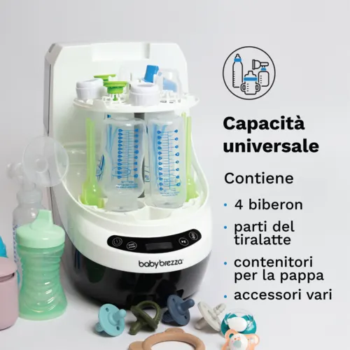 Baby Brezza Bottle Washer Pro Kit + HEPA Replacement Filter + Detergent Pod Refill 