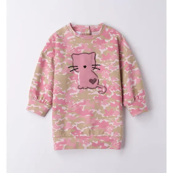 Abito bambina con gatto 