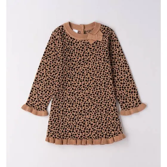 Abito bambina leopardato  (hover)