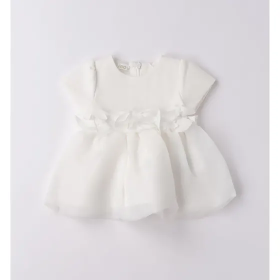 Abito battesimo iDO bambina color panna 