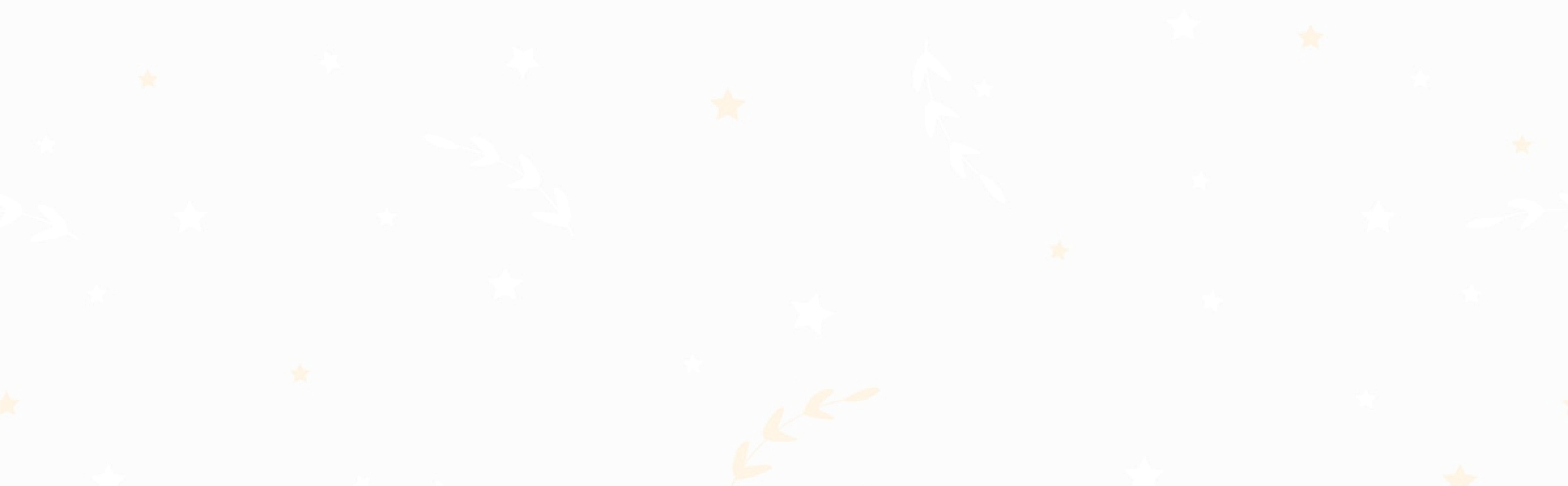 Sfondo del banner color crema con stelle